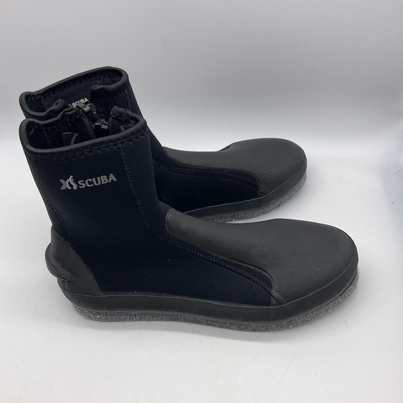 Men’s XS Scuba 3mm Deluxe Zipper Boots Size 11 Felt Bottom - Picture 3 of 7